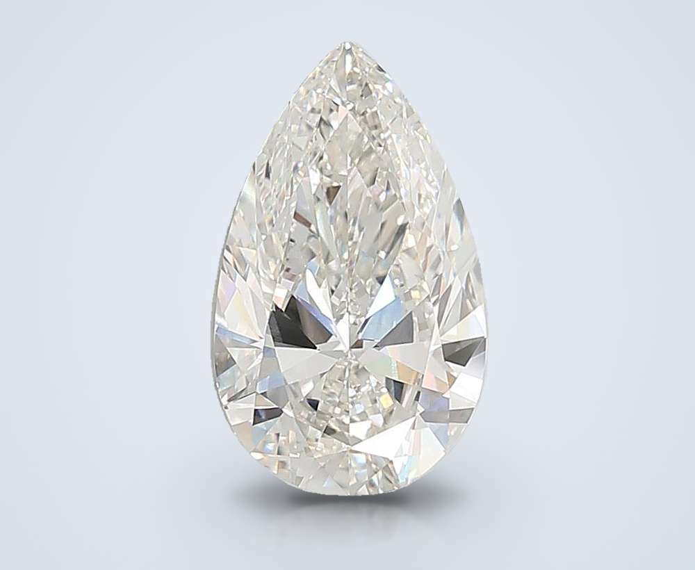 9.94ct G VVS2 Rare Carat Ideal Cut Pear Lab Grown Diamond