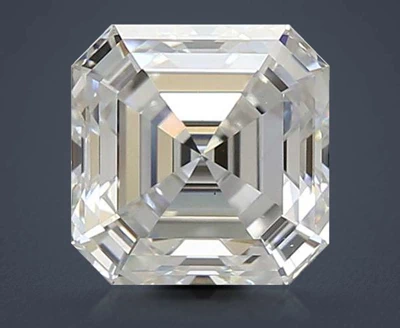 2.42ct E VS1 Rare Carat Ideal Cut Asscher Lab Grown Diamond