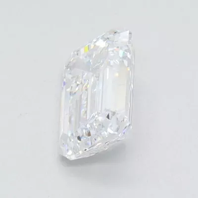1.00ct D SI1 Rare Carat Ideal Cut Emerald Lab Grown Diamond