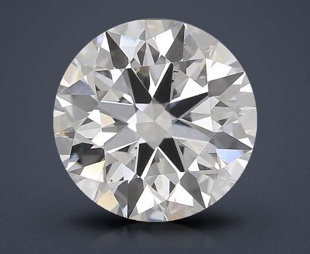 2.13ct D SI1 Rare Carat Ideal Cut Round Lab Grown Diamond