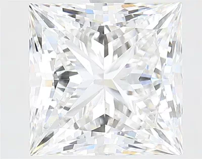 5.20ct F VS1 Rare Carat Ideal Cut Princess Lab Grown Diamond