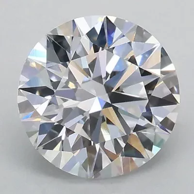 1.09ct D VVS2 Rare Carat Ideal Cut Round Lab Grown Diamond
