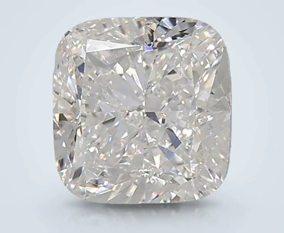 7.04ct F VVS2 Rare Carat Ideal Cut Cushion Lab Grown Diamond