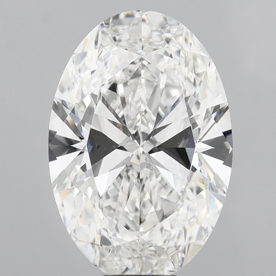 10.08ct F VVS2 Rare Carat Ideal Cut Oval Lab Grown Diamond