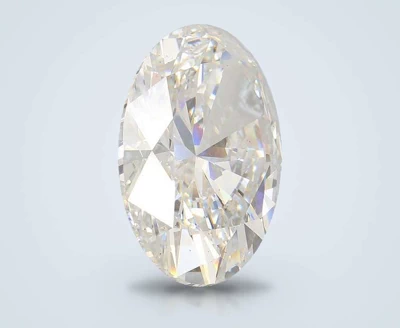 20.70ct F VS2 Rare Carat Ideal Cut Oval Lab Grown Diamond
