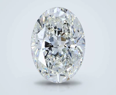 4.03ct I SI1 Rare Carat Ideal Cut Oval Diamond
