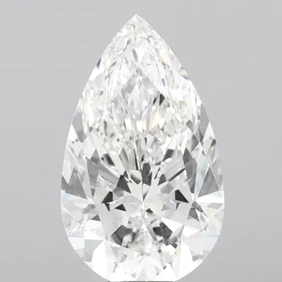 10.08ct F VVS2 Rare Carat Ideal Cut Pear Lab Grown Diamond