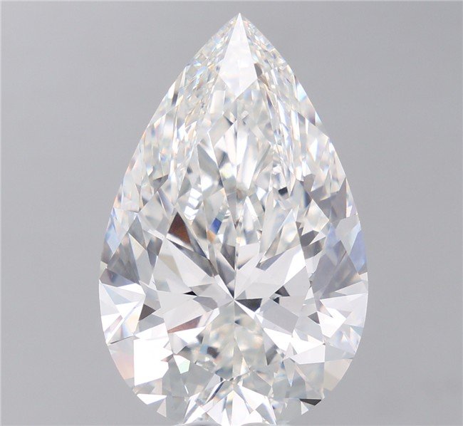 15.06ct F VVS2 Rare Carat Ideal Cut Pear Lab Grown Diamond