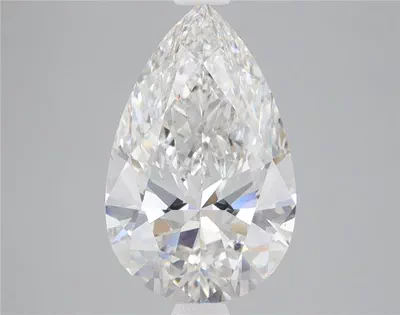 3.10ct F VS2 Rare Carat Ideal Cut Pear Lab Grown Diamond