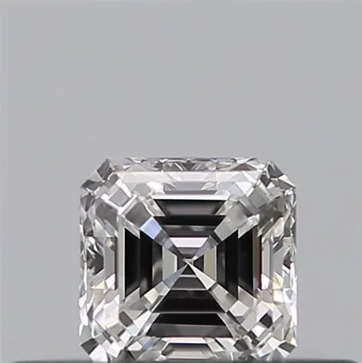 0.27ct F VVS2 Rare Carat Ideal Cut Asscher Diamond