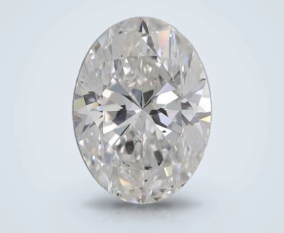 3.01ct G SI1 Rare Carat Ideal Cut Oval Diamond