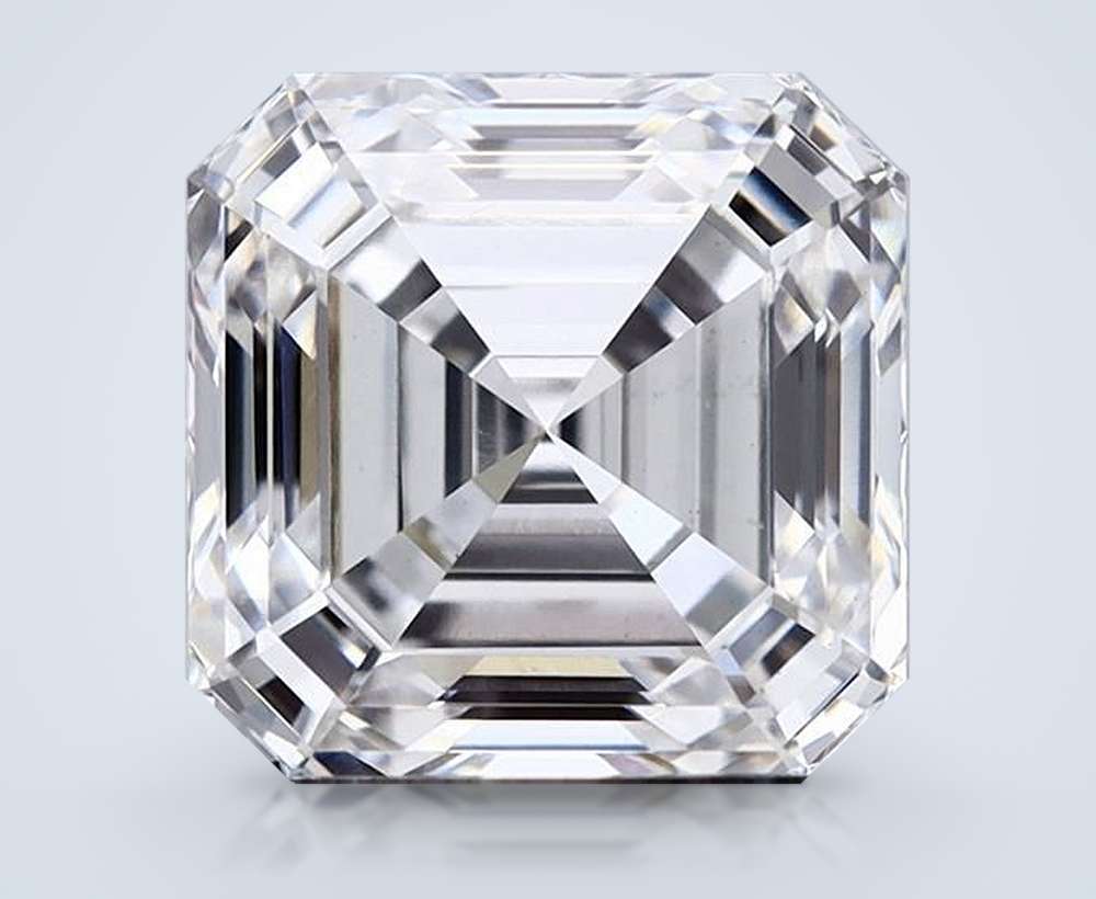 2.83ct D VS1 Rare Carat Ideal Cut Asscher Lab Grown Diamond