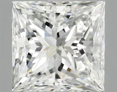 5.04ct G VS1 Rare Carat Ideal Cut Princess Lab Grown Diamond