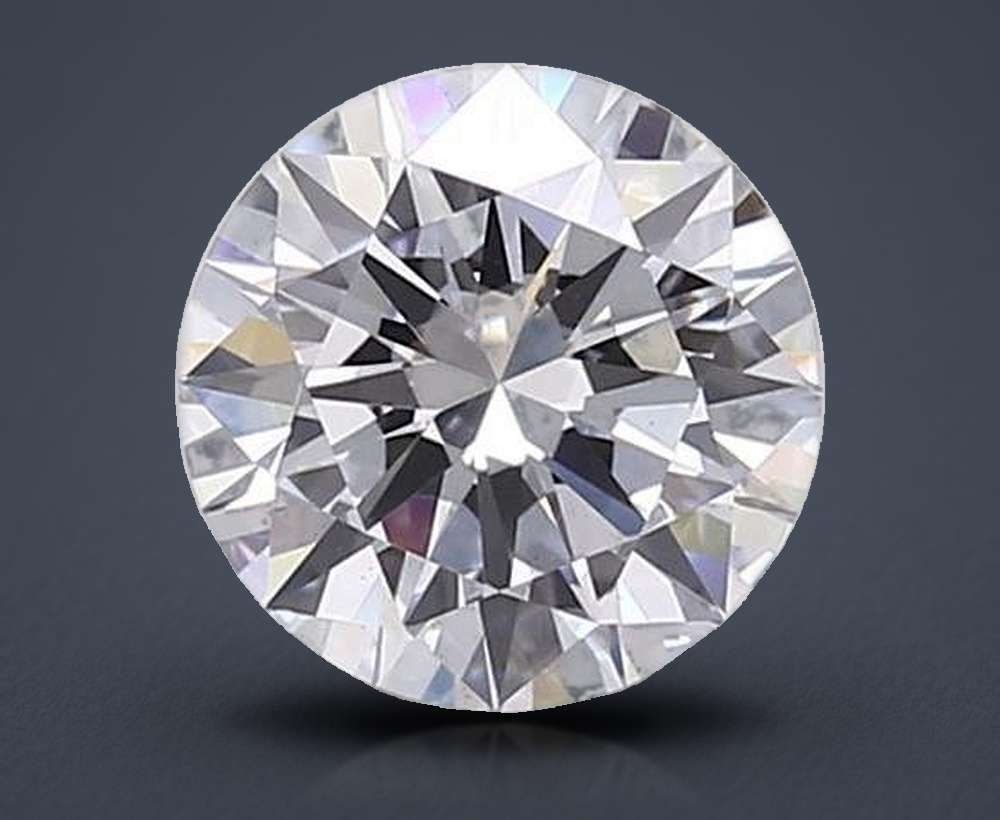 2.01ct F VS1 Excellent Cut Round Lab Grown Diamond