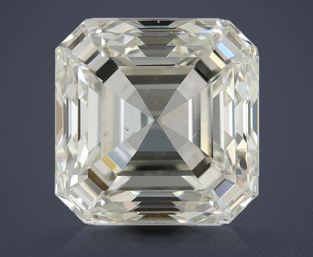 1.51ct K VS2 Rare Carat Ideal Cut Asscher Diamond