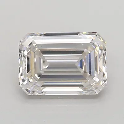 1.54ct G VVS2 Rare Carat Ideal Cut Emerald Lab Grown Diamond