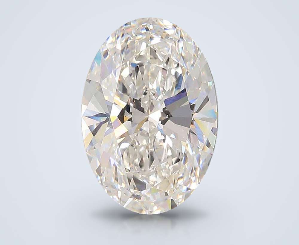 4.03ct F VS1 Rare Carat Ideal Cut Oval Lab Grown Diamond
