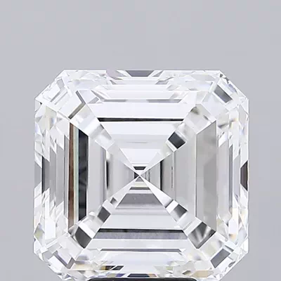 8.01ct F VVS2 Very Good Cut Asscher Lab Grown Diamond