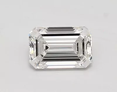 0.66ct D VS1 Rare Carat Ideal Cut Emerald Lab Grown Diamond