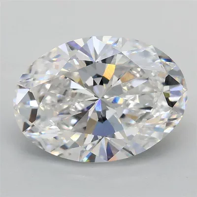 3.09ct E VVS2 Rare Carat Ideal Cut Oval Lab Grown Diamond