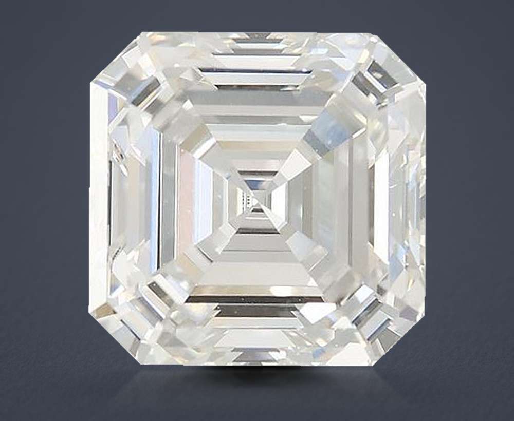 3.09ct G VS1 Rare Carat Ideal Cut Asscher Lab Grown Diamond