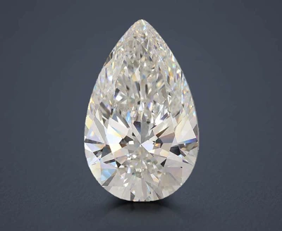 22.92ct F VS1 Rare Carat Ideal Cut Pear Lab Grown Diamond