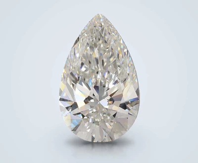 22.92ct F VS1 Rare Carat Ideal Cut Pear Lab Grown Diamond