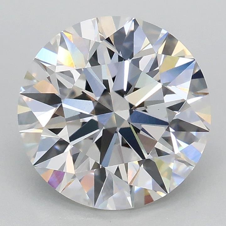 2.06ct D VVS2 Rare Carat Ideal Cut Round Lab Grown Diamond