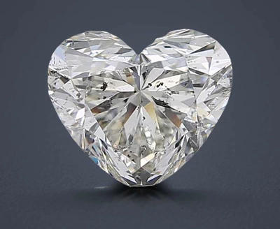 2.70ct G SI2 Rare Carat Ideal Cut Heart Diamond