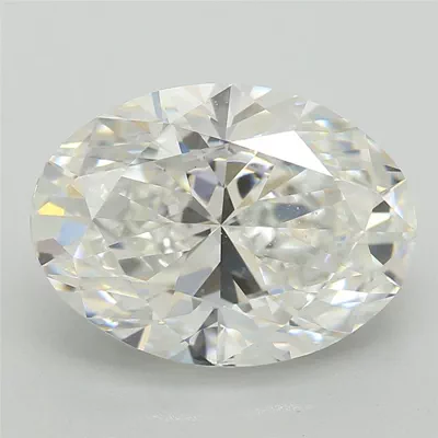 2.35ct E VS1 Rare Carat Ideal Cut Oval Lab Grown Diamond