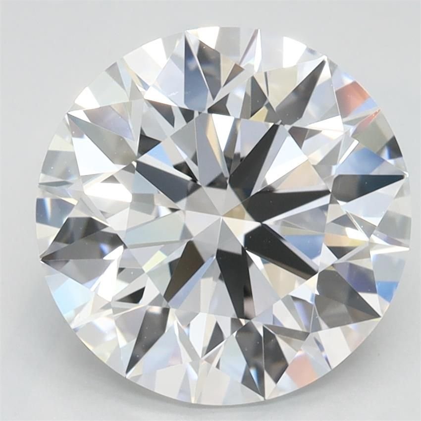 3.24ct D VVS1 Rare Carat Ideal Cut Round Lab Grown Diamond