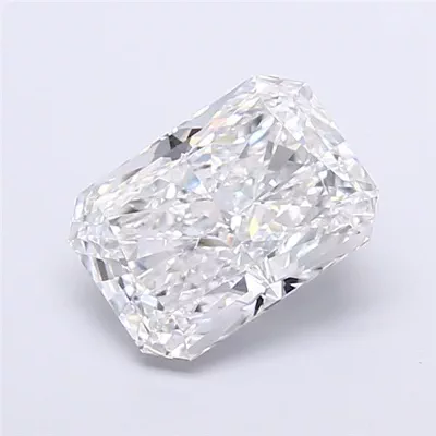 4.09ct E VVS2 Rare Carat Ideal Cut Radiant Lab Grown Diamond