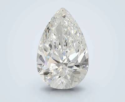 4.03ct E VS2 Rare Carat Ideal Cut Pear Lab Grown Diamond