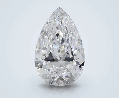 10.01ct D VVS2 Rare Carat Ideal Cut Pear Diamond