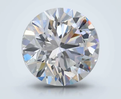 4.09ct D VS1 Rare Carat Ideal Cut Round Lab Grown Diamond