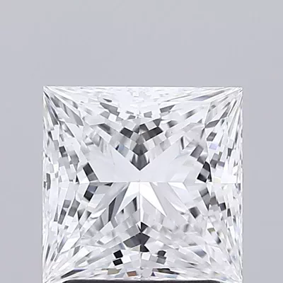 10.53ct F VVS2 Rare Carat Ideal Cut Princess Lab Grown Diamond