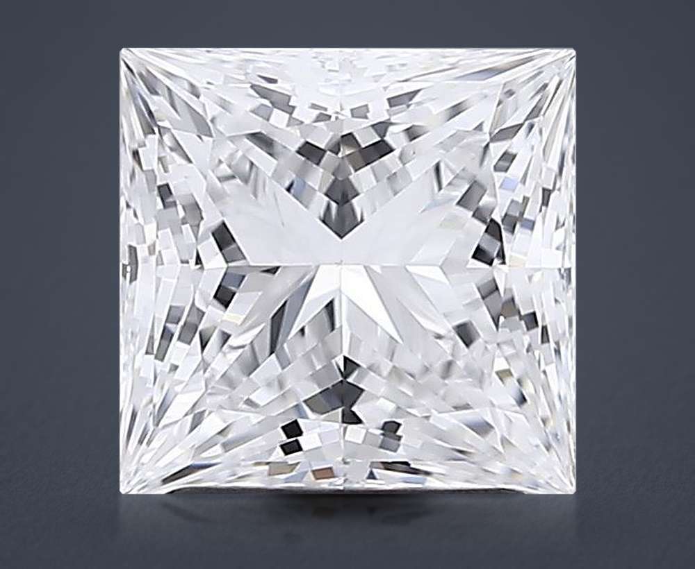 10.53ct F VVS2 Rare Carat Ideal Cut Princess Lab Grown Diamond