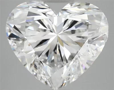 6.07ct E VVS2 Rare Carat Ideal Cut Heart Lab Grown Diamond