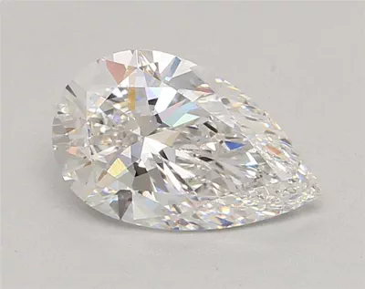 2.01ct E VS1 Rare Carat Ideal Cut Pear Lab Grown Diamond