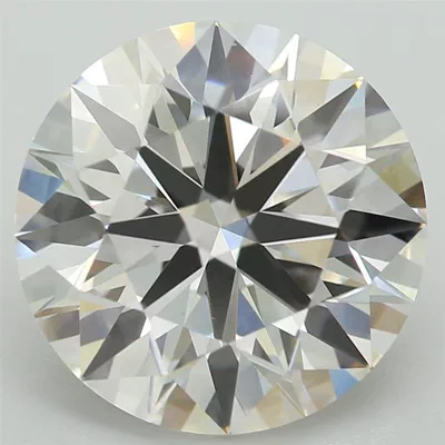 3.32ct G VVS2 Rare Carat Ideal Cut Round Lab Grown Diamond