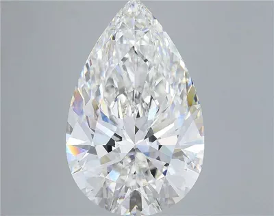 11.59ct F VVS2 Rare Carat Ideal Cut Pear Lab Grown Diamond