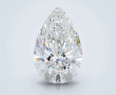 11.59ct F VVS2 Rare Carat Ideal Cut Pear Lab Grown Diamond