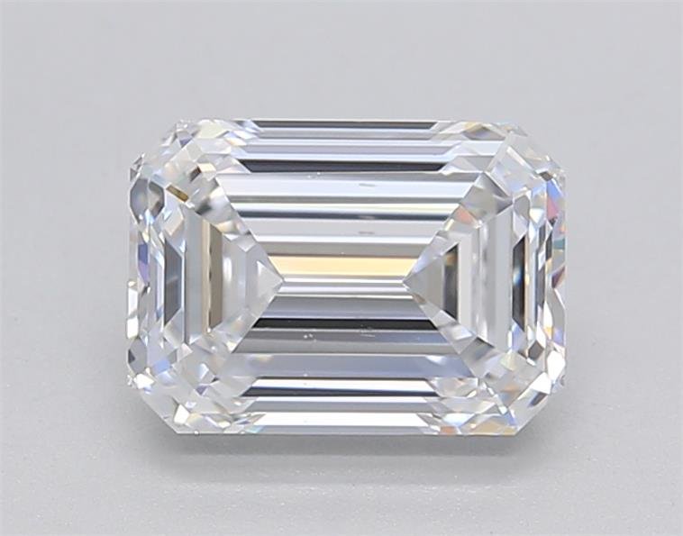 1.52ct D VS2 Rare Carat Ideal Cut Emerald Lab Grown Diamond