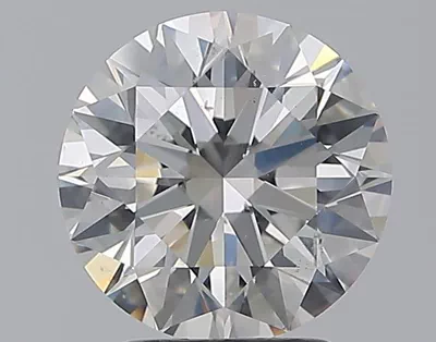2.70ct H SI1 Rare Carat Ideal Cut Round Diamond