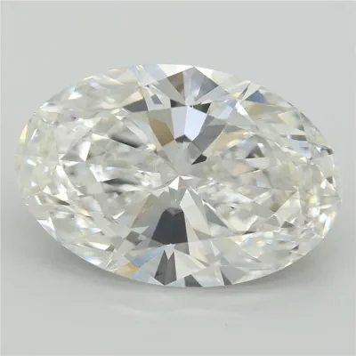 10.28ct F VVS2 Rare Carat Ideal Cut Oval Lab Grown Diamond