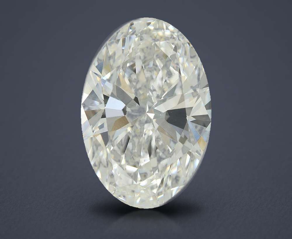 10.28ct F VVS2 Rare Carat Ideal Cut Oval Lab Grown Diamond