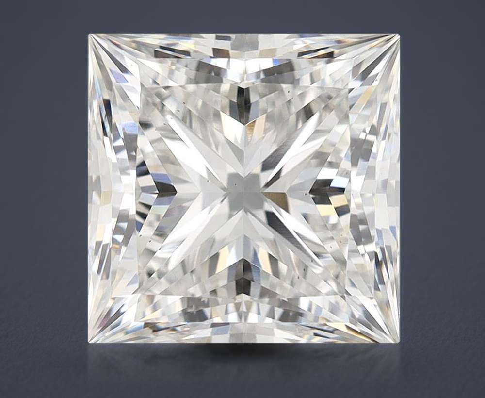 6.50ct G VS1 Rare Carat Ideal Cut Princess Lab Grown Diamond