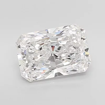 5.06ct E VVS2 Rare Carat Ideal Cut Radiant Lab Grown Diamond
