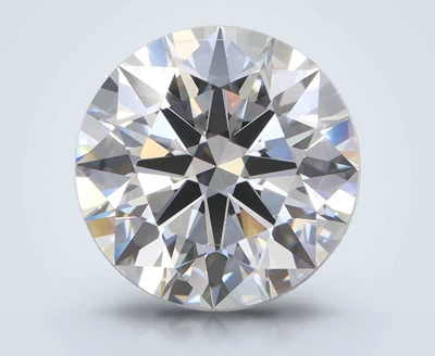 4.02ct F VS2 Rare Carat Ideal Cut Round Lab Grown Diamond