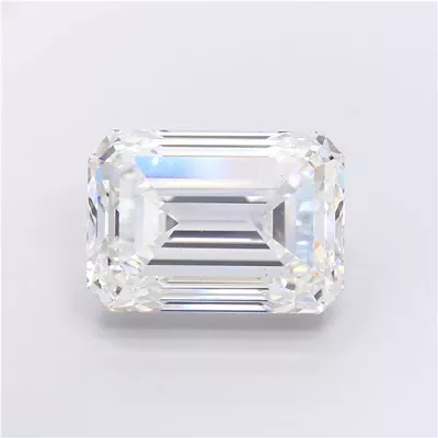 15.96ct F VS2 Very Good Cut Emerald Lab Grown Diamond